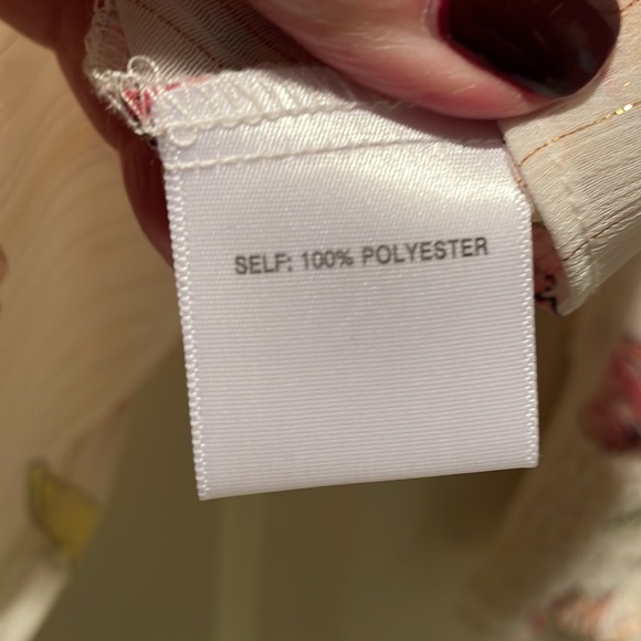 Rose + Olive sheer blouse size M - Picture 7 of 8